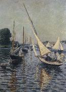 Gustave Caillebotte Sailboat France oil painting artist
